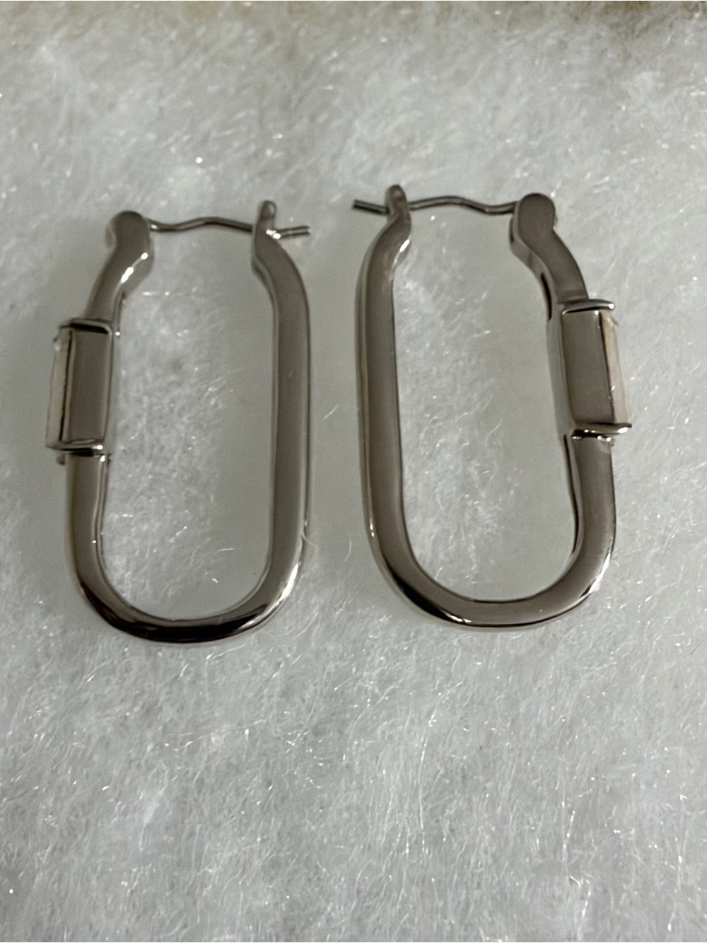 Looped In Earrings, Crystal - Picture 3 of 3